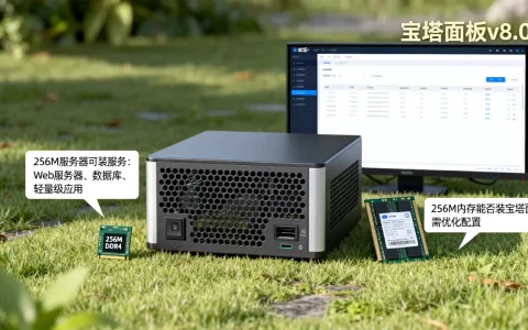 256M服务器可以装哪些服务，256M内存能装宝塔面板吗？