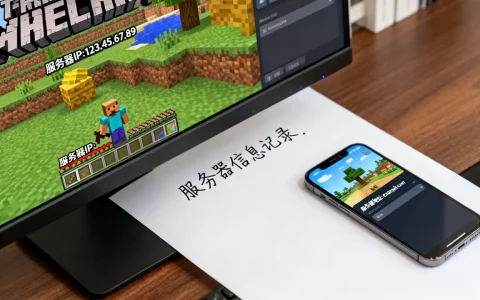 我的世界自己的服务器IP怎么看，服务器地址在哪查？
