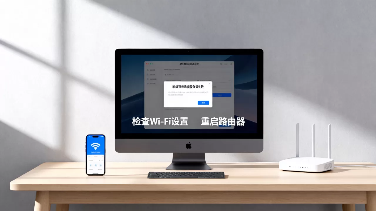 Mac验证网络连接服务器失败怎么办,是什么原因? Mac验证网络连接服务器失败怎么办,是什么原因?