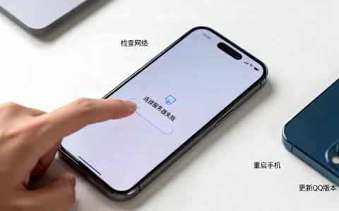 打开手机QQ连接服务器失败是怎么回事，怎么解决