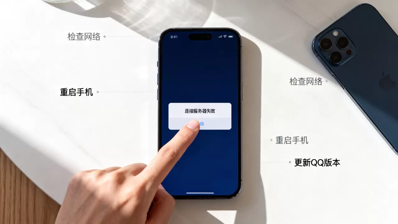 打开手机QQ连接服务器失败是怎么回事,怎么解决 打开手机QQ连接服务器失败是怎么回事,怎么解决