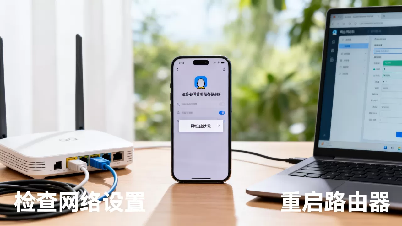 怎么设置QQ软件连接服务器?,网络连接失败怎么办? 怎么设置QQ软件连接服务器?,网络连接失败怎么办?