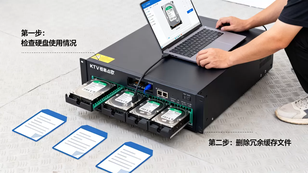 KTV视易点歌服务器硬盘满了怎么解决,如何清理缓存空间? KTV视易点歌服务器硬盘满了怎么解决,如何清理缓存空间?