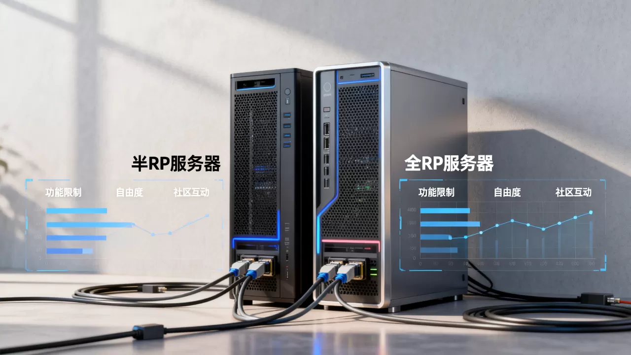半rp和全rp服务器有哪些优缺点,怎么选? 半rp和全rp服务器有哪些优缺点,怎么选?