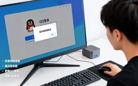 为什么登录QQ电脑版提示服务器数据错误，如何解决？