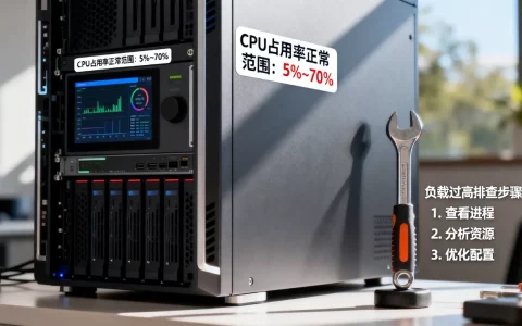 服务器CPU占用率多少才正常，负载过高如何排查？
