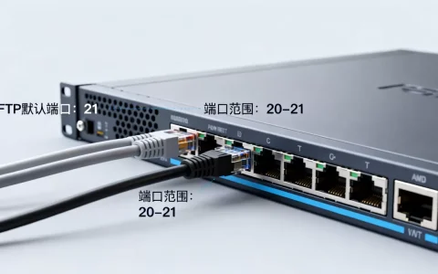 FTP服务默认占用哪些端口，端口范围是什么？
