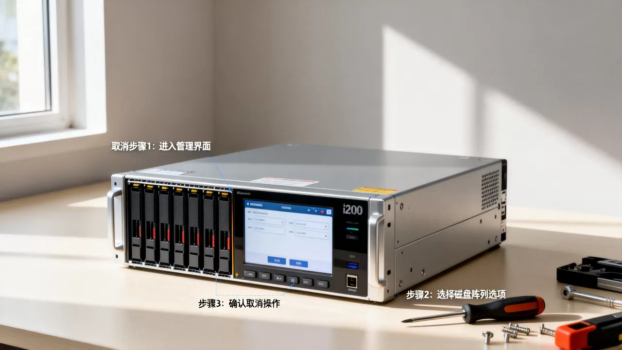i200服务器磁盘阵列如何取消,磁盘阵列取消方法是什么? i200服务器磁盘阵列如何取消,磁盘阵列取消方法是什么?