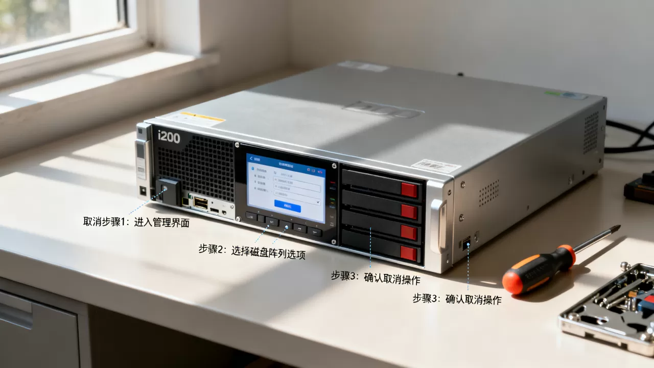 i200服务器磁盘阵列如何取消,磁盘阵列取消方法是什么? i200服务器磁盘阵列如何取消,磁盘阵列取消方法是什么?