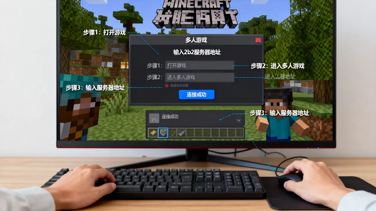 我的世界怎么加入2b2服务器,有什么方法? 我的世界怎么加入2b2服务器,有什么方法?