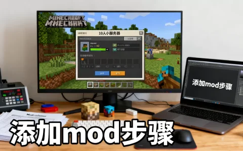 我的世界10人小服务器怎么加mod，怎么做？