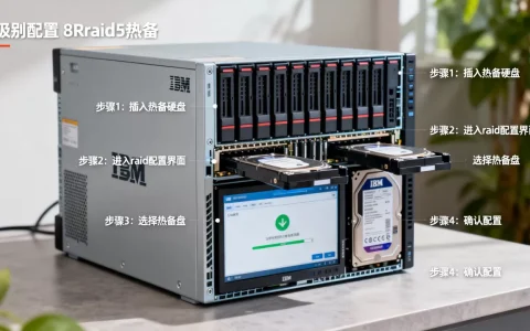 ibm服务器如何配置raid5热备，有哪些步骤？