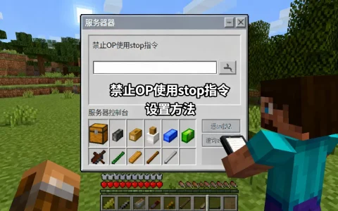 我的世界服务器如何禁止OP使用stop指令，怎么设置？