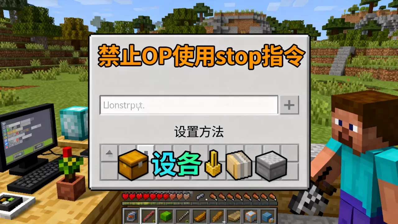 我的世界服务器如何禁止OP使用stop指令,怎么设置? 我的世界服务器如何禁止OP使用stop指令,怎么设置?