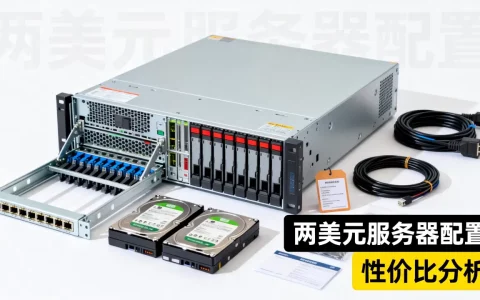两美元买服务器多少钱一台，性价比高吗？