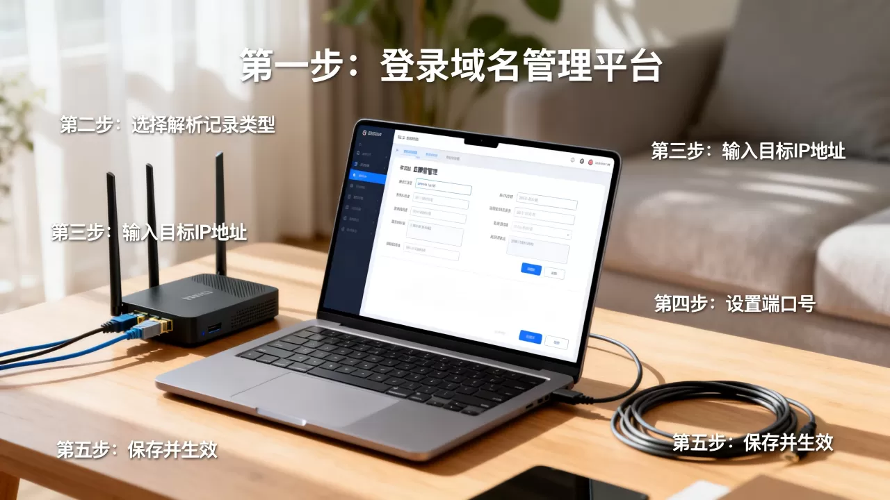 域名如何解析到指定IP端口?详细步骤?,域名解析端口怎么设置? 域名如何解析到指定IP端口?详细步骤?,域名解析端口怎么设置?