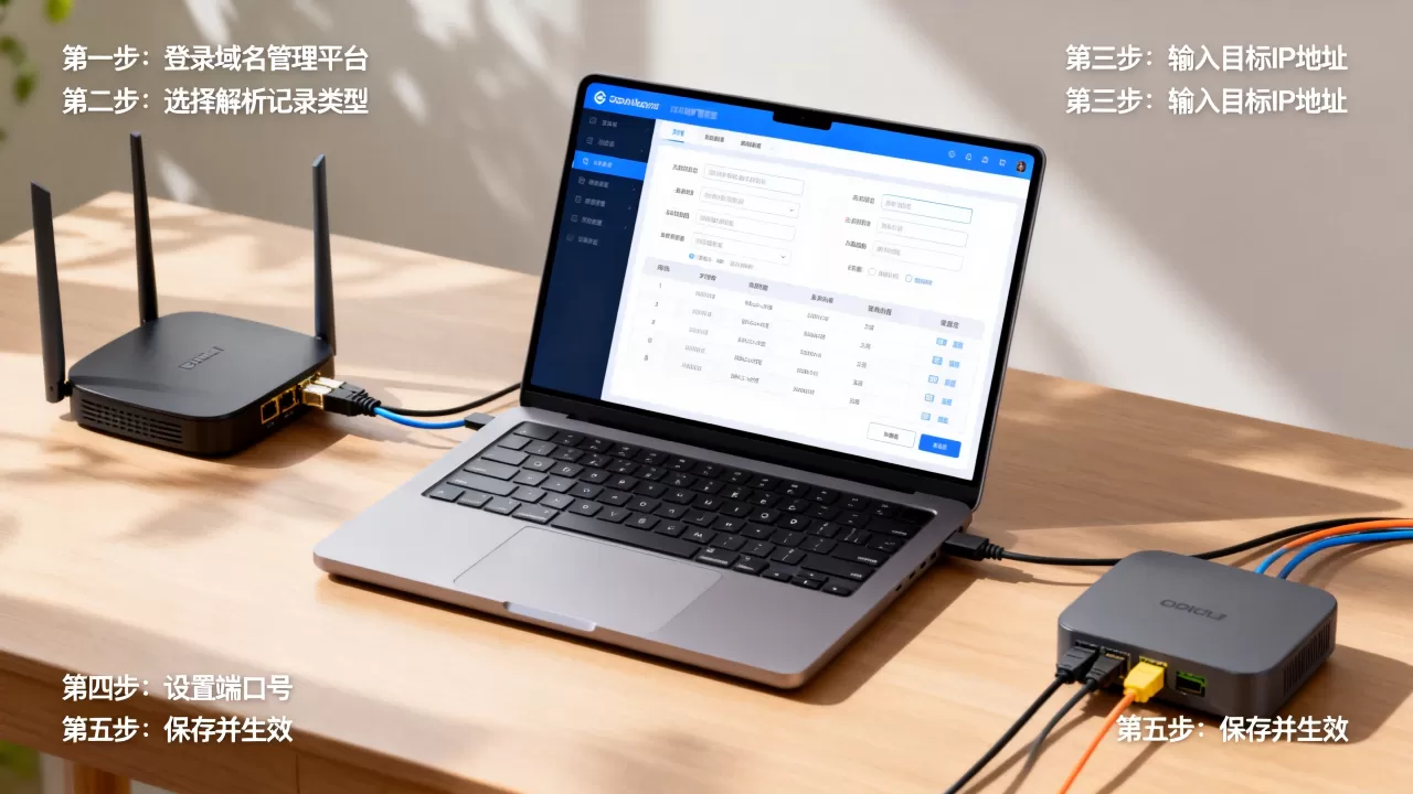 域名如何解析到指定IP端口?详细步骤?,域名解析端口怎么设置? 域名如何解析到指定IP端口?详细步骤?,域名解析端口怎么设置?