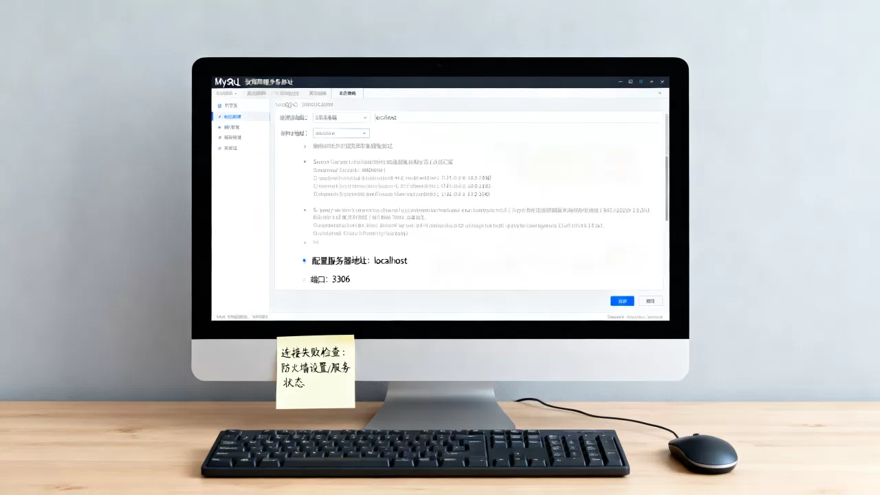 电脑上怎么配置MySQL数据库服务器地址?,MySQL连接失败解决方法 电脑上怎么配置MySQL数据库服务器地址?,MySQL连接失败解决方法