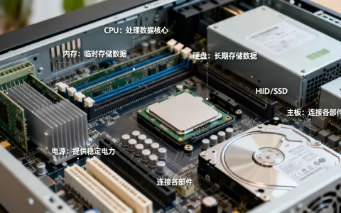 服务器核心部件有哪些，各自的作用是什么？