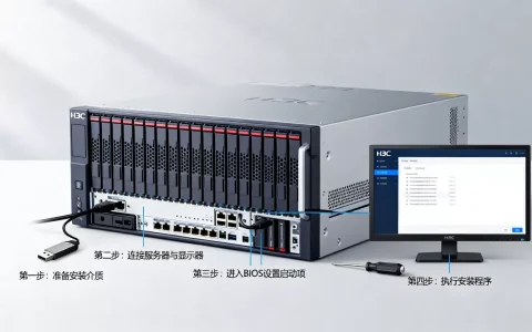 如何快速安装H3C服务器操作系统，有哪些步骤？