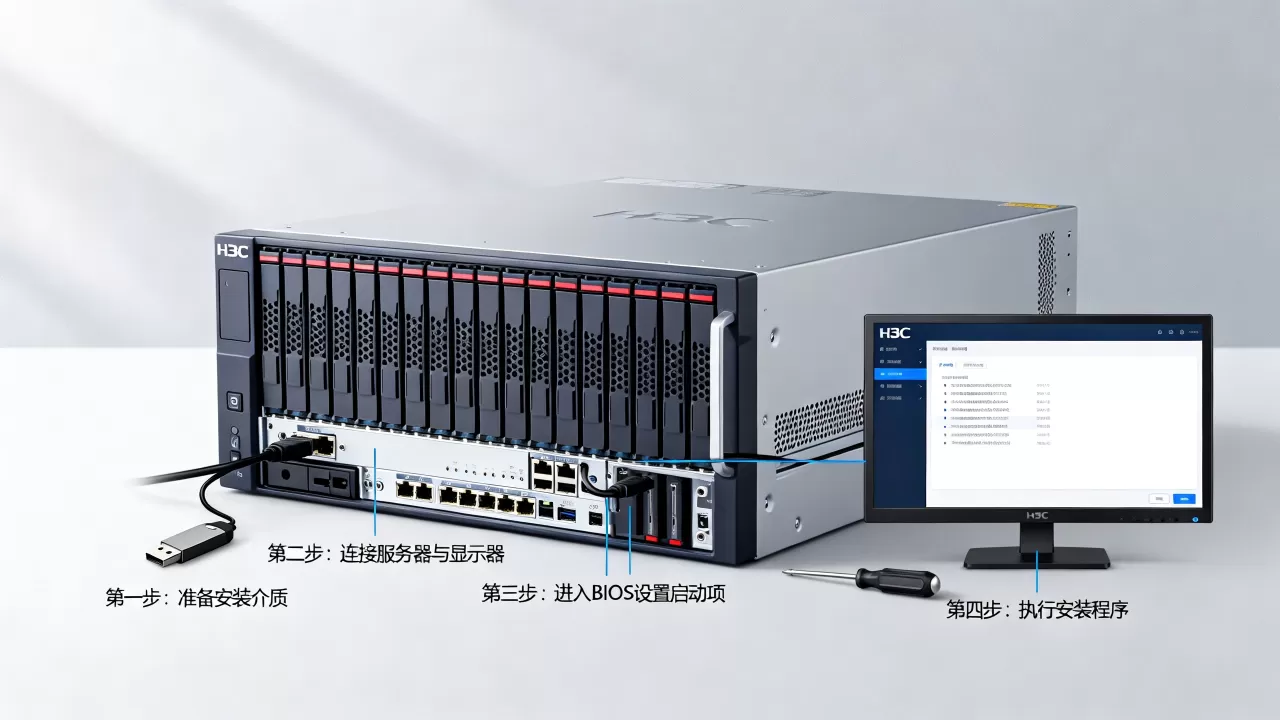如何快速安装H3C服务器操作系统,有哪些步骤? 如何快速安装H3C服务器操作系统,有哪些步骤?