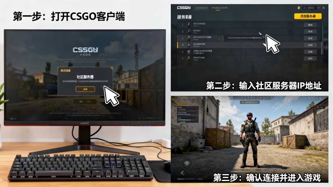 CSGO国际服社区服务器怎么进,具体步骤怎么做 CSGO国际服社区服务器怎么进,具体步骤怎么做