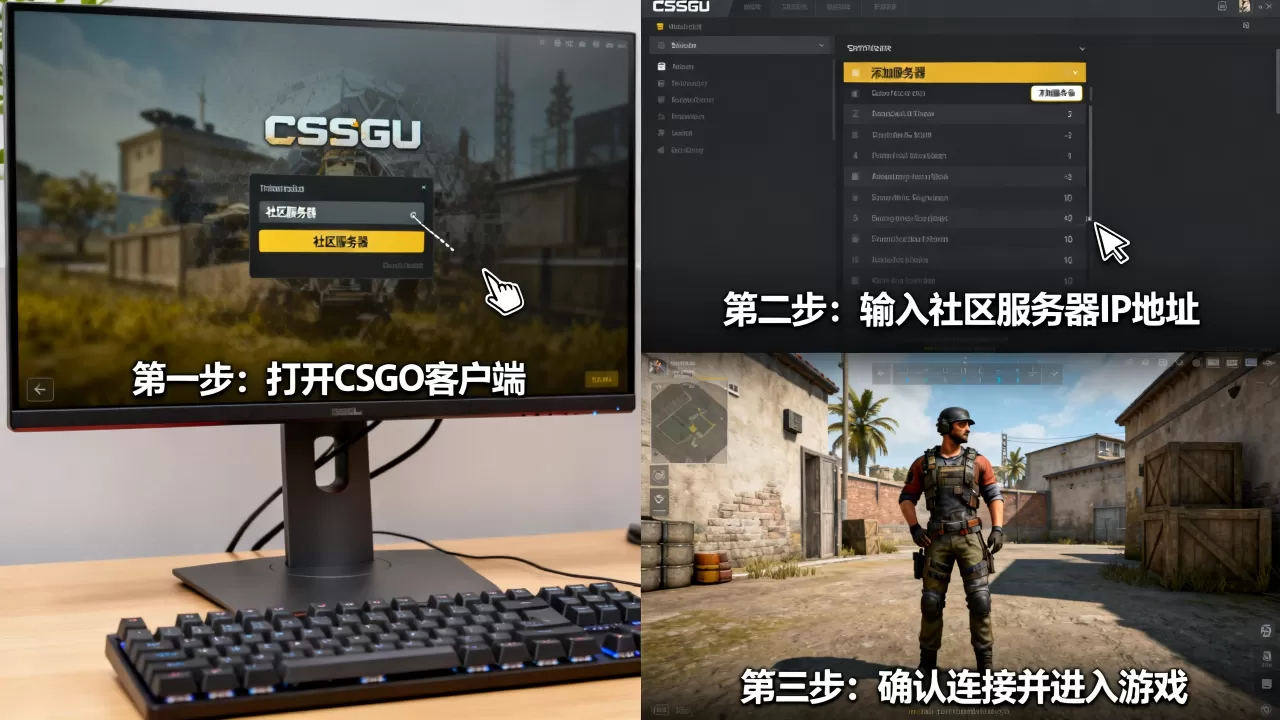 CSGO国际服社区服务器怎么进,具体步骤怎么做 CSGO国际服社区服务器怎么进,具体步骤怎么做