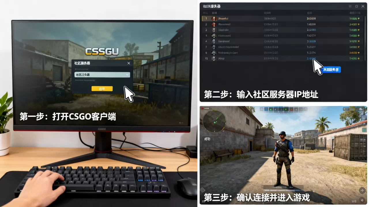 CSGO国际服社区服务器怎么进,具体步骤怎么做 CSGO国际服社区服务器怎么进,具体步骤怎么做
