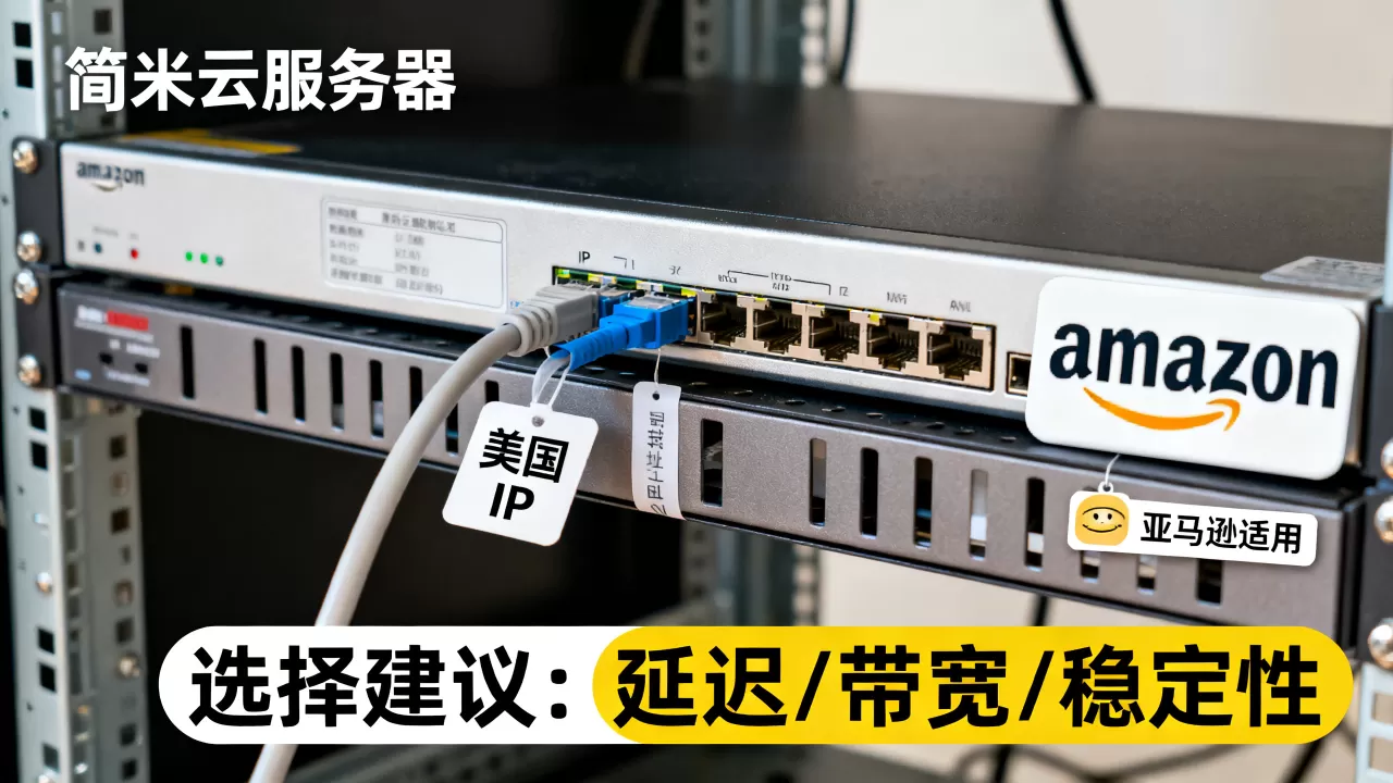简米云服务器美国IP适合亚马逊吗?怎么选? 简米云服务器美国IP适合亚马逊吗?怎么选?