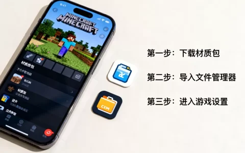 iOS怎么给我的世界服务器加材质包，服务器材质包怎么导入？