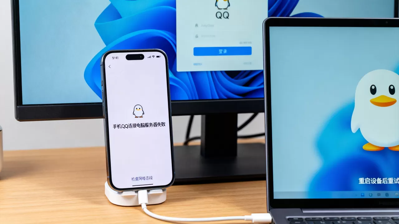 手机QQ连接电脑服务器失败怎么办,有什么解决方法? 手机QQ连接电脑服务器失败怎么办,有什么解决方法?