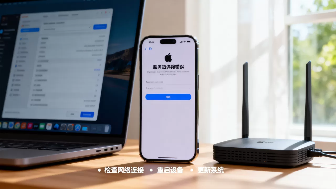 为什么苹果注册id提示服务器连接错误,怎么解决? 为什么苹果注册id提示服务器连接错误,怎么解决?