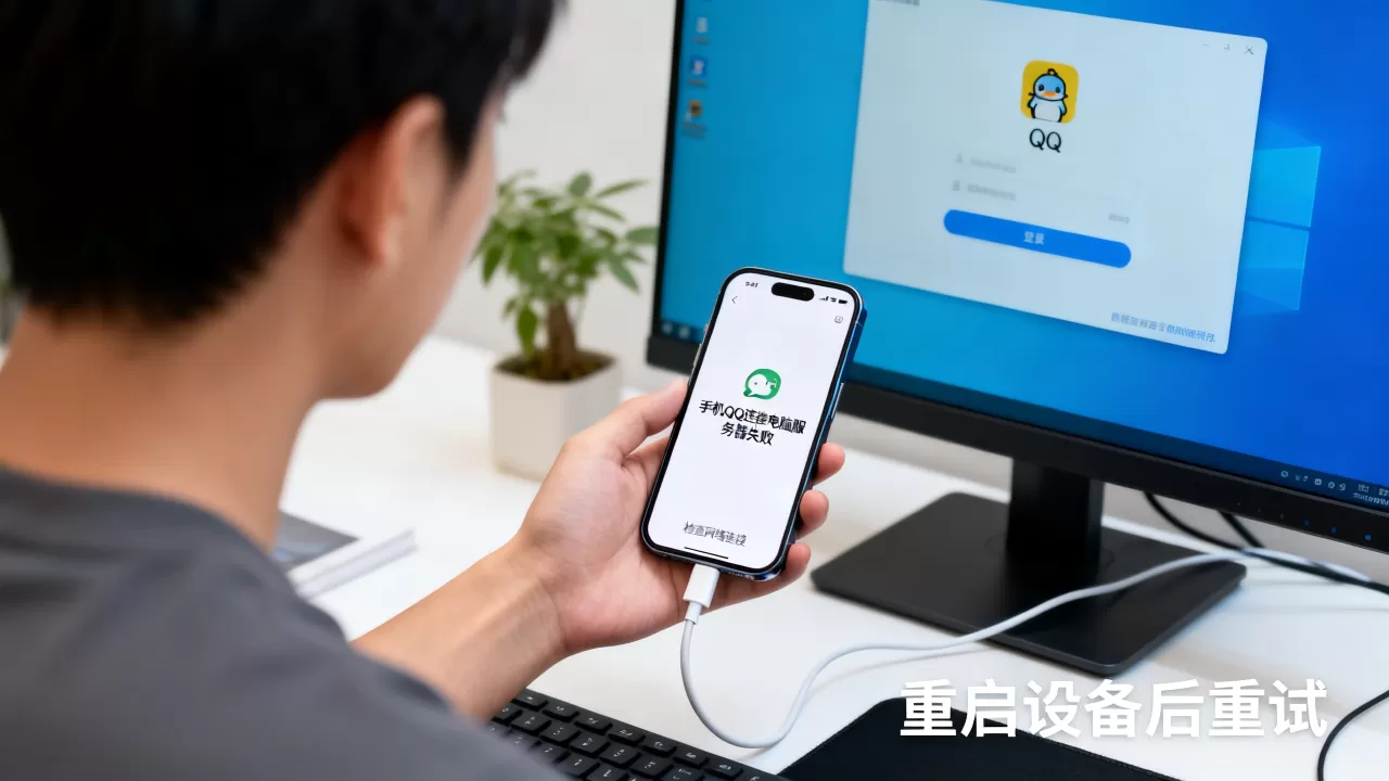 手机QQ连接电脑服务器失败怎么办,有什么解决方法? 手机QQ连接电脑服务器失败怎么办,有什么解决方法?