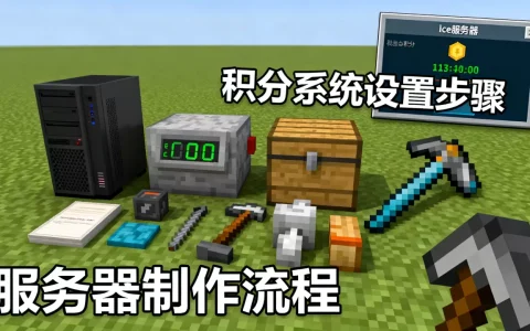 我的世界ice服务器积分版如何制作？，积分系统怎么设置？