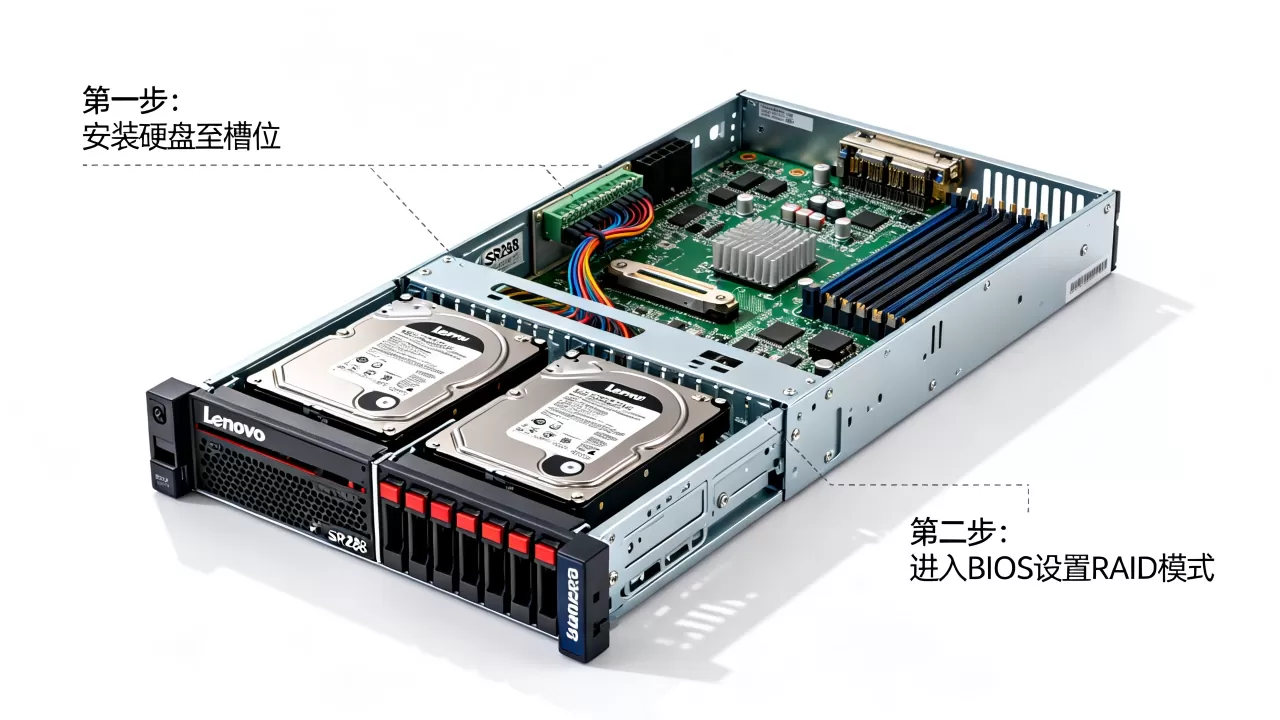 联想SR258 RAID5怎么做,阵列配置步骤是什么? 联想SR258 RAID5怎么做,阵列配置步骤是什么?