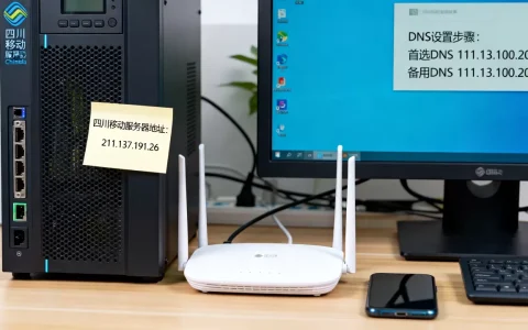 四川移动服务器是多少，DNS如何设置？