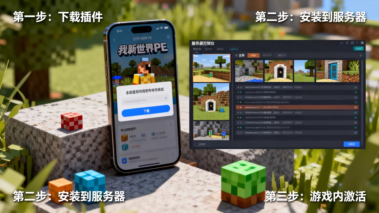 我的世界PE服务器多世界插件怎么用,手机版多世界插件咋安装? 我的世界PE服务器多世界插件怎么用,手机版多世界插件咋安装?