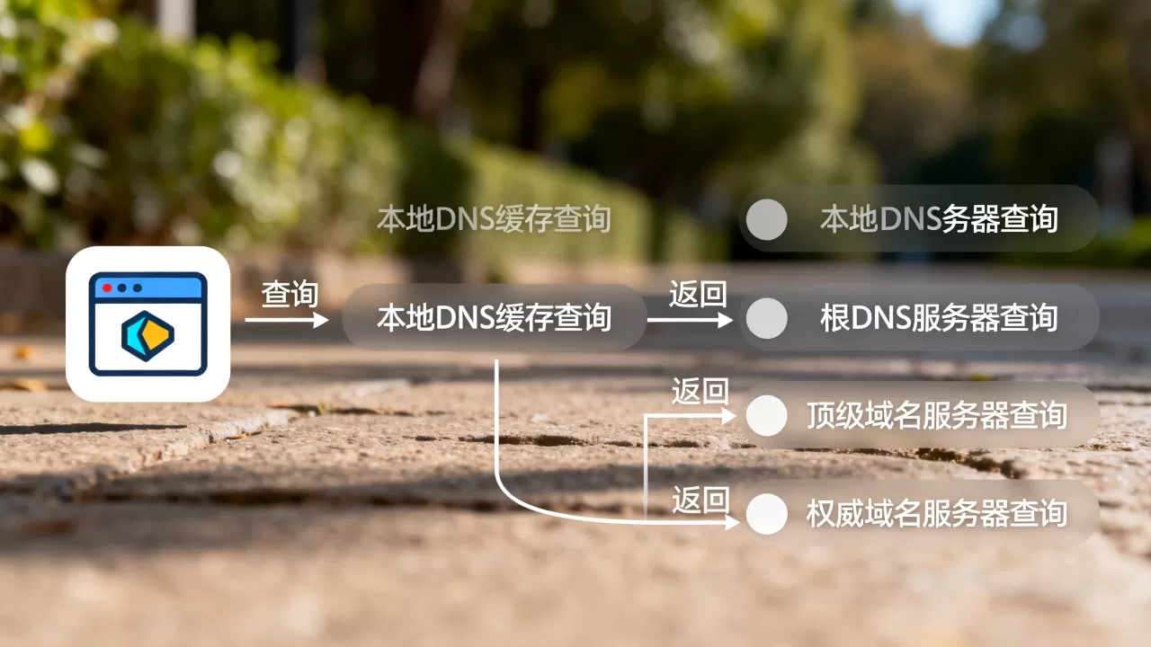 浏览器如何一步步将域名解析成IP地址?域名解析过程详解,DNS查询步骤 浏览器如何一步步将域名解析成IP地址?域名解析过程详解,DNS查询步骤