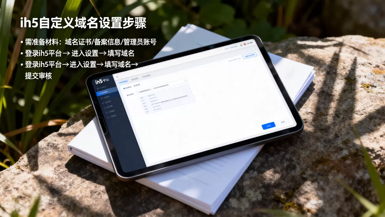 ih5自定义域名怎么设置?需要准备哪些材料?详细步骤教程 ih5自定义域名怎么设置?需要准备哪些材料?详细步骤教程