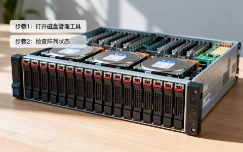 服务器系统里如何查看是否做了阵列，磁盘阵列配置查询方法是什么