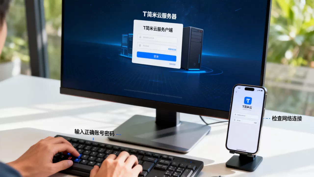 T简米云服务器客户端怎么登录,登录不了怎么办? T简米云服务器客户端怎么登录,登录不了怎么办?