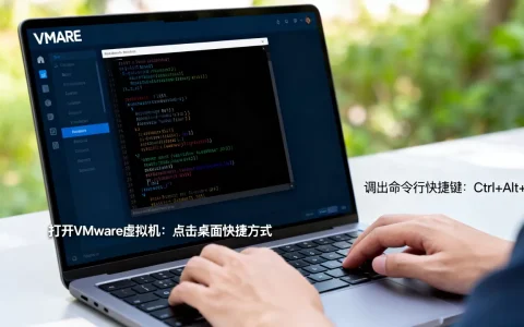 虚拟机命令窗口怎么打开，VMware命令行快捷键