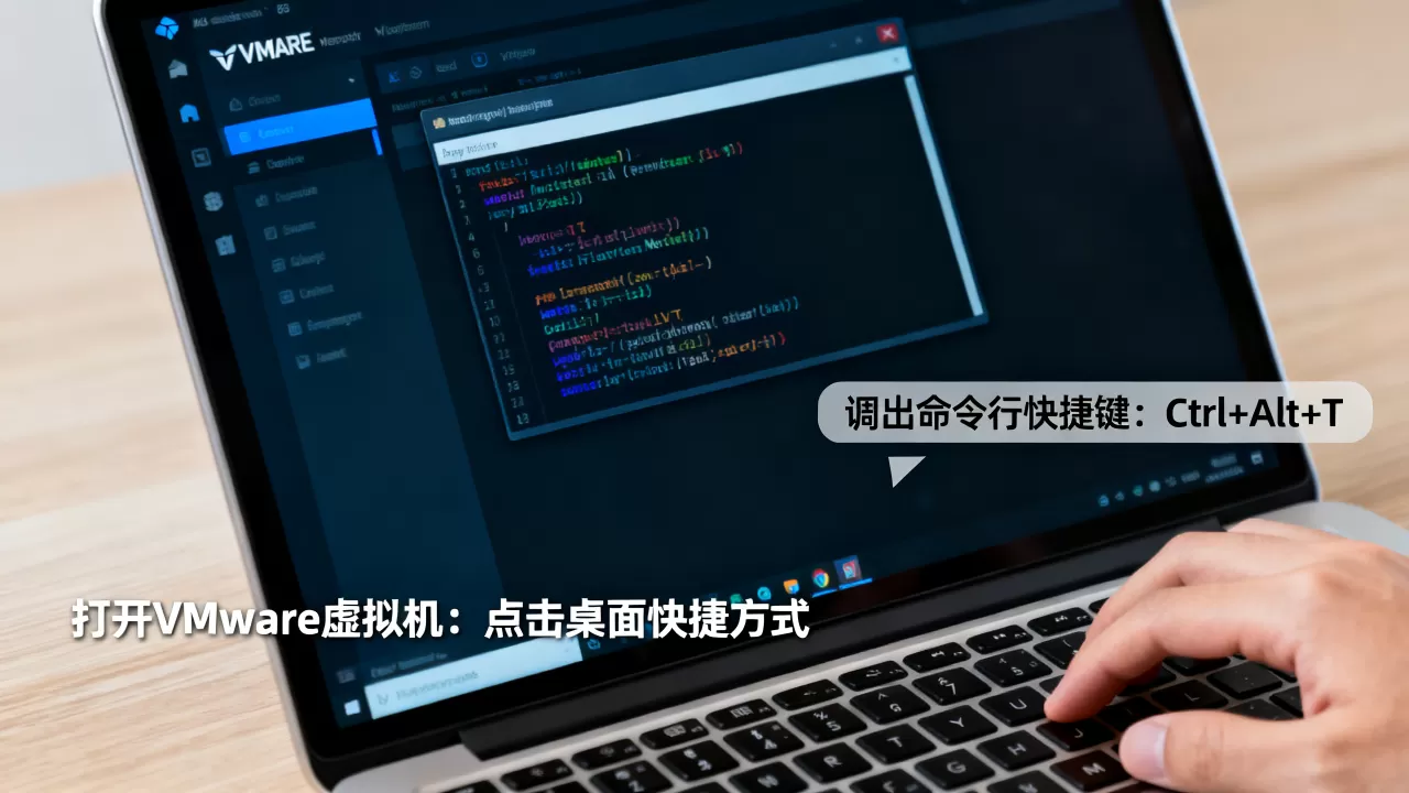 虚拟机命令窗口怎么打开,VMware命令行快捷键 虚拟机命令窗口怎么打开,VMware命令行快捷键