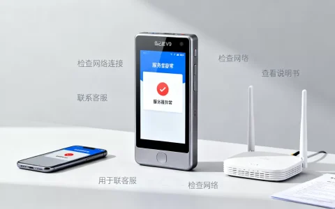 好记星v9显示服务器异常是什么原因,怎么解决
