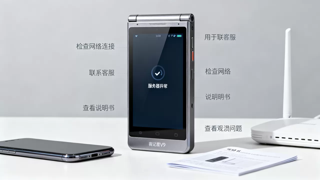 好记星v9显示服务器异常是什么原因,怎么解决 好记星v9显示服务器异常是什么原因,怎么解决