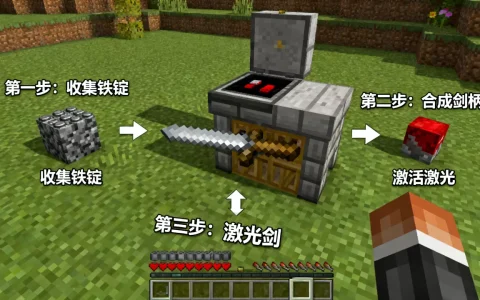 我的世界ec服务器怎么获得激光剑？,获取步骤有哪些