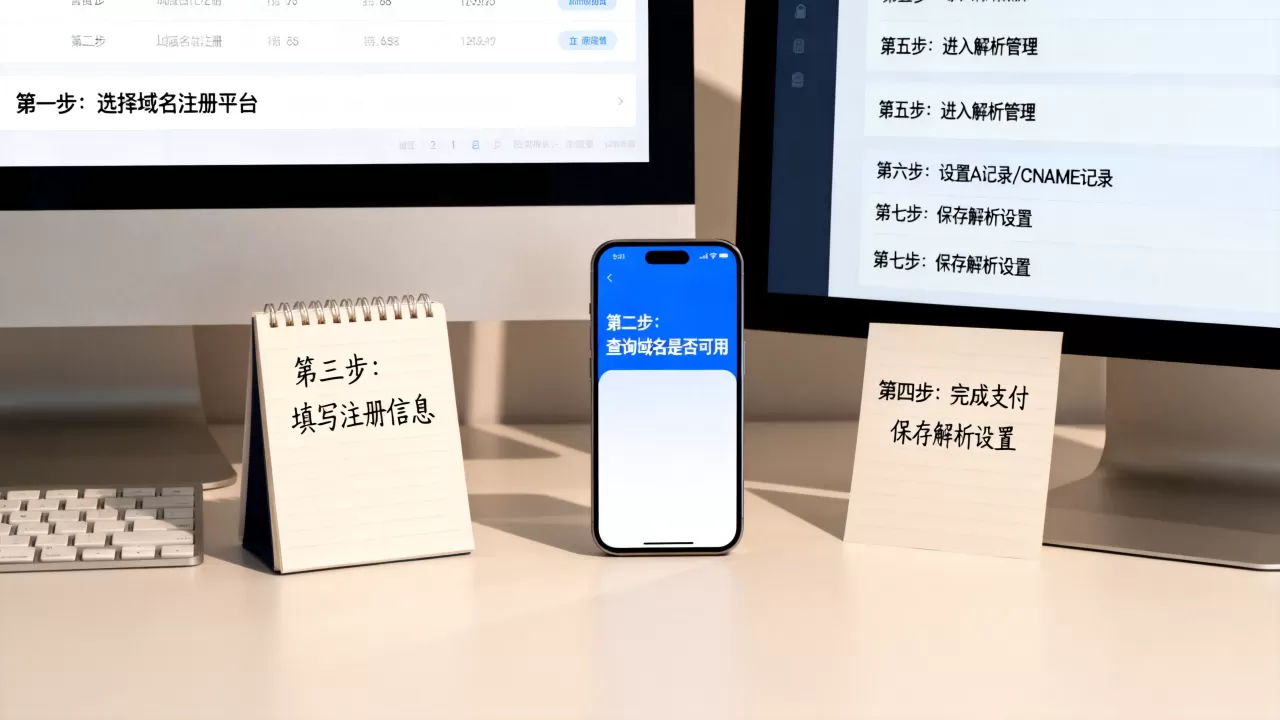 域名解析注册步骤有哪些,域名注册成功后如何设置解析? 域名解析注册步骤有哪些,域名注册成功后如何设置解析?