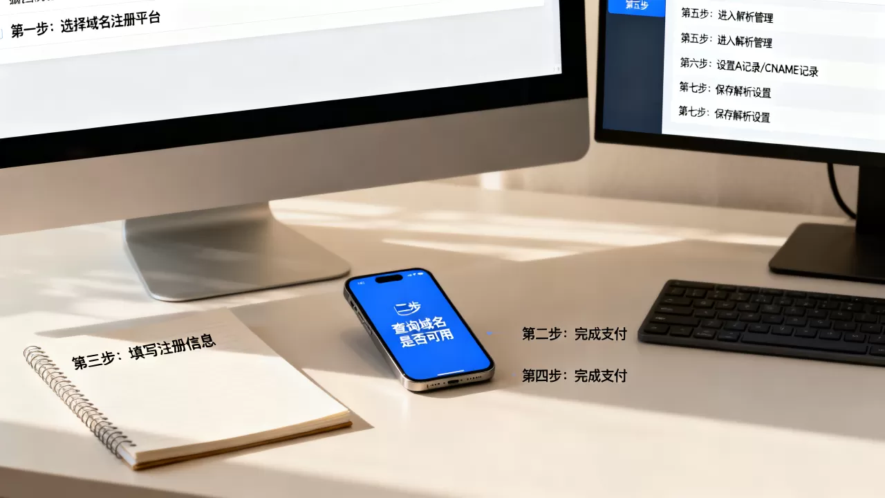 域名解析注册步骤有哪些,域名注册成功后如何设置解析? 域名解析注册步骤有哪些,域名注册成功后如何设置解析?