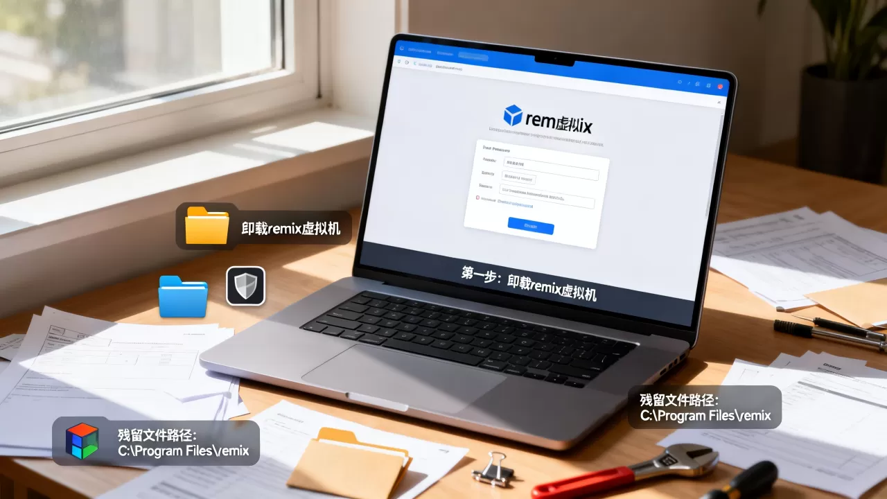 如何彻底删除remix虚拟机及残留文件?remix残留文件怎么清理 如何彻底删除remix虚拟机及残留文件?remix残留文件怎么清理