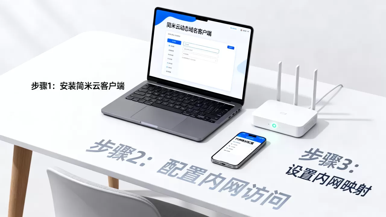 简米云动态域名客户端怎么用?内网映射配置教程,如何设置外网访问? 简米云动态域名客户端怎么用?内网映射配置教程,如何设置外网访问?